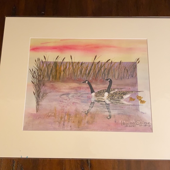 Original Watercolor 16x20 Family - Picture 2 of 6